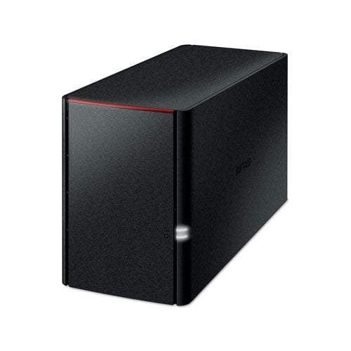 Buffalo LinkStation 220 NAS Escritorio Marvell Armada 370 0.256 GB DDR3 12 TB Unidad de disco duro Negro