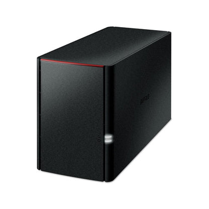 Buffalo LinkStation 220 NAS Escritorio Marvell Armada 370 0.256 GB DDR3 12 TB Unidad de disco duro Negro