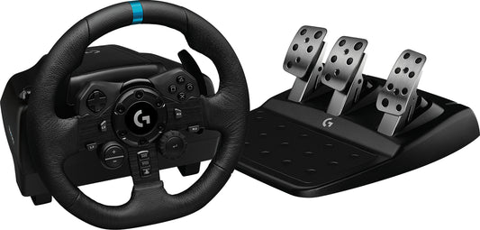 Logitech G 941-000147 control de juego Negro USB Volante + Pedales PC, PlayStation 4, PlayStation 5