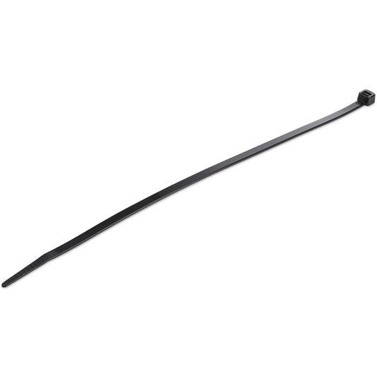 StarTech.com CBMZT10B sujeción para cable Abrazadera de cable liberable Nylon, Plástico Negro 100 pieza(s)