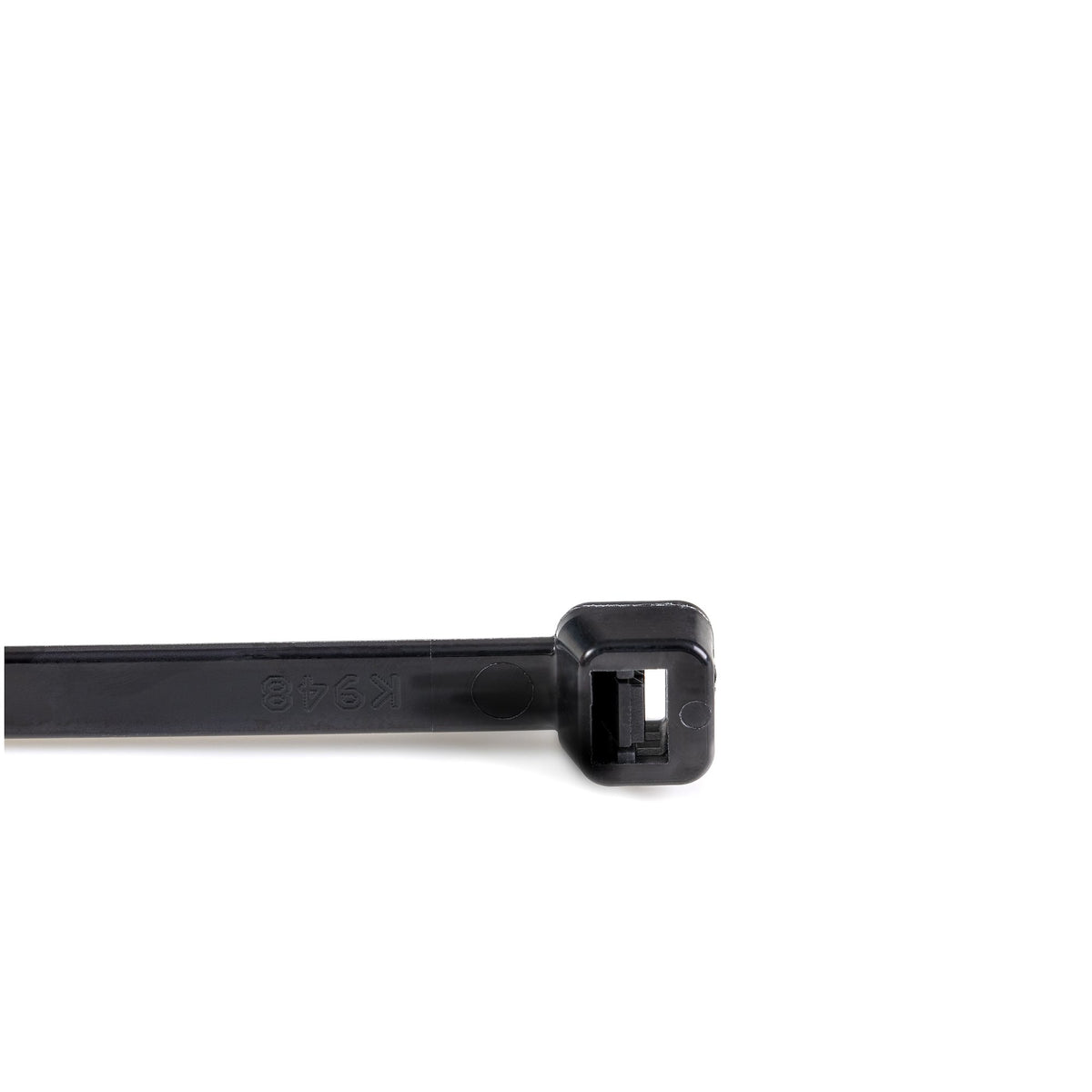 StarTech.com CBMZT8B sujeción para cable Abrazadera de cable liberable Nylon, Plástico Negro 100 pieza(s)
