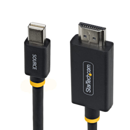 StarTech.com 1M-MDP-HDMI2-4K60 adaptador de cable de vídeo Mini DisplayPort HDMI Tipo A (Estándar) Negro