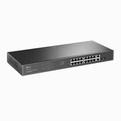 TP-Link TL-SG1218MP dispositivo de redes No administrado Gigabit Ethernet (10/100/1000) Energía sobre Ethernet (PoE) 1U Negro