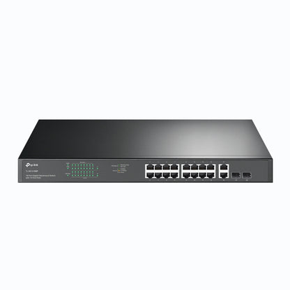 TP-Link TL-SG1218MP dispositivo de redes No administrado Gigabit Ethernet (10/100/1000) Energía sobre Ethernet (PoE) 1U Negro