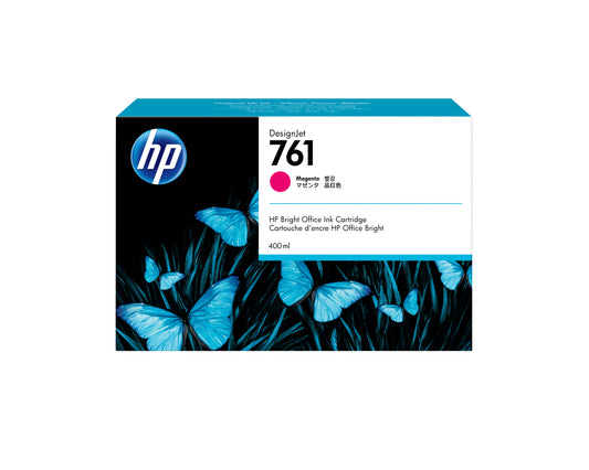 Tinta HP LF 761 Magenta T7100 DesignJet 400ML