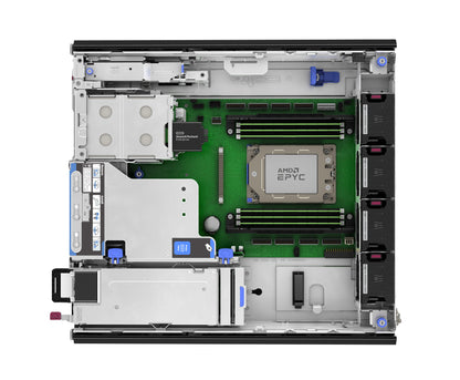 HPE ProLiant DL145 Gen11 8024P 2.4GHz 8c 1P 1x32GB-R 2SFF NS204i-u NC BCM5719 2x700W PS LA Server servidor 0 GB Bastidor (2U) AMD EPYC 32 GB DDR5-SDRAM 700 W