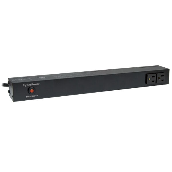 CyberPower PDU15B2F8R unidad de distribución de energía (PDUs) 10 salidas AC 1U Negro