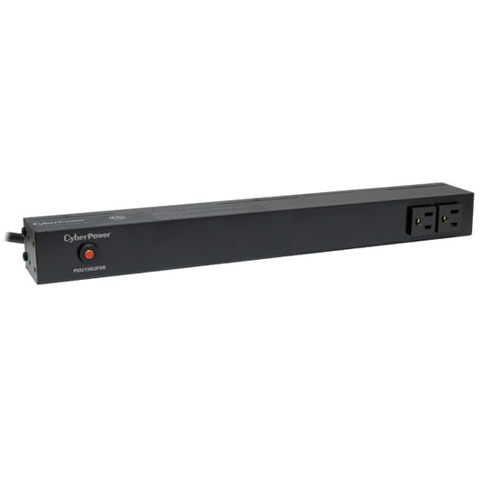 CyberPower PDU15B2F8R unidad de distribución de energía (PDUs) 10 salidas AC 1U Negro