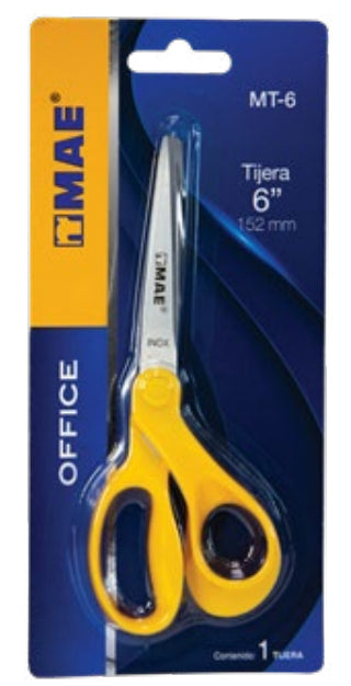 TIJERA ESCOLAR MAE OFICINA 6" C/12