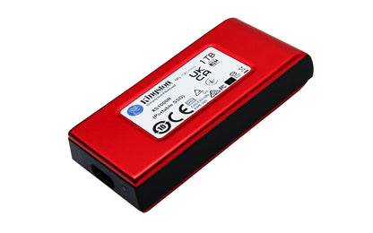 Unidad de Estado Solido SSD Kingston Externo XS1000 1TB USB Color Rojo