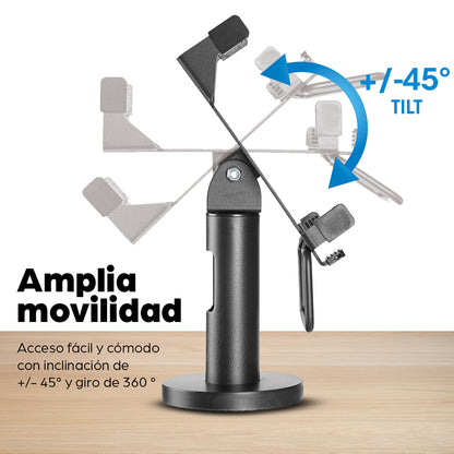 Soporte Manhattan para Terminal Punto de Venta Verifone VX520 Giratorio e Inclinable
