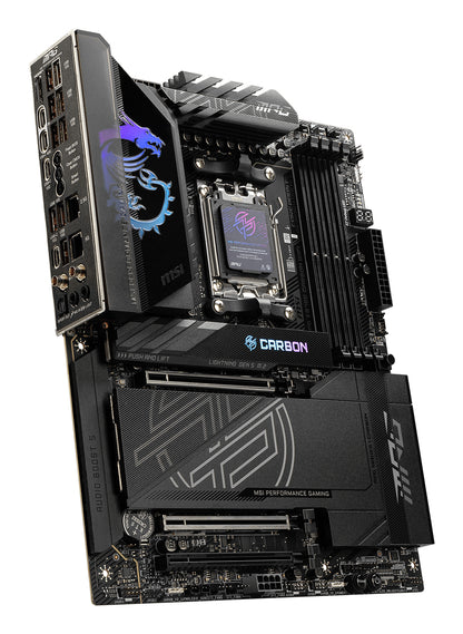 Tarjeta Madre MSI MPG X870E CARBON WIFI ATX Socket AM5 AMD X870E 256GB DDR5 HDMI/DP para AMD