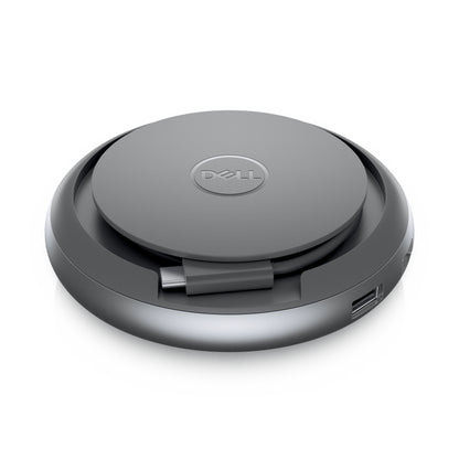 Adaptador Multipuerto y Altavoz Dell MH3021P Speaker Home 2 Puertos USB y Manos Libres Color Plata