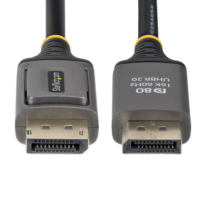 StarTech.com DP21V-50C-DP80-CABLE cable DisplayPort 0.5 m Negro