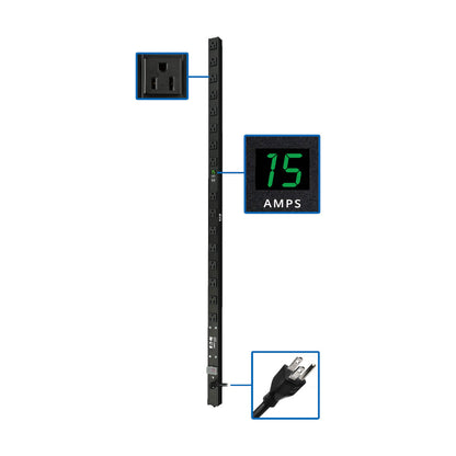 Tripp Lite PDUMV15 unidad de distribución de energía (PDUs) 16 salidas AC Blanco