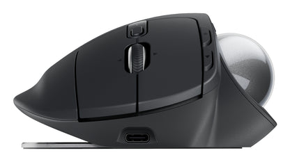 Mouse Logitech Trackball Inalámbrico Ergo S Color Negro