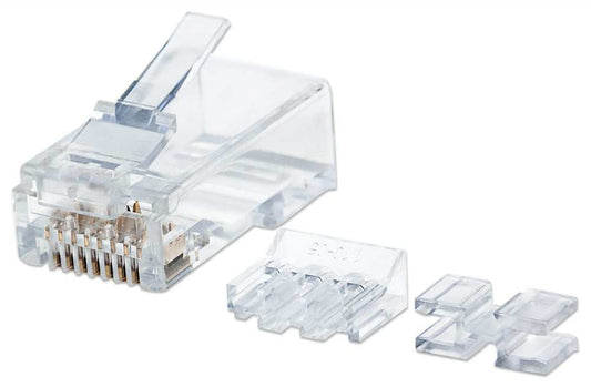 Intellinet 790673 conector RJ-45 Transparente