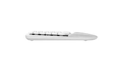 Teclado Inalámbrico Logitech Wave Keys Alcance 10 m Color Blanco