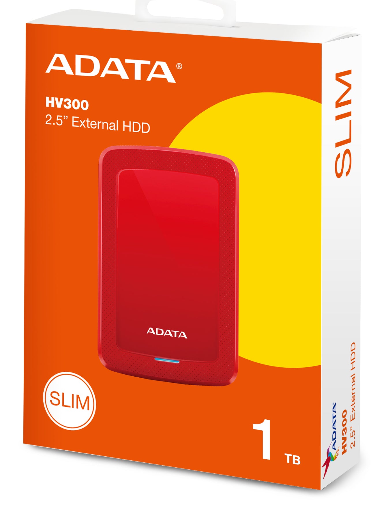 ADATA HV300 disco duro externo 1 TB 2.5" 3.2 Gen 1 (3.1 Gen 1) Rojo