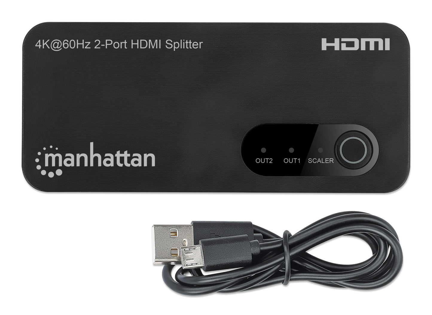 Manhattan 207614 divisor de vídeo HDMI 2x HDMI