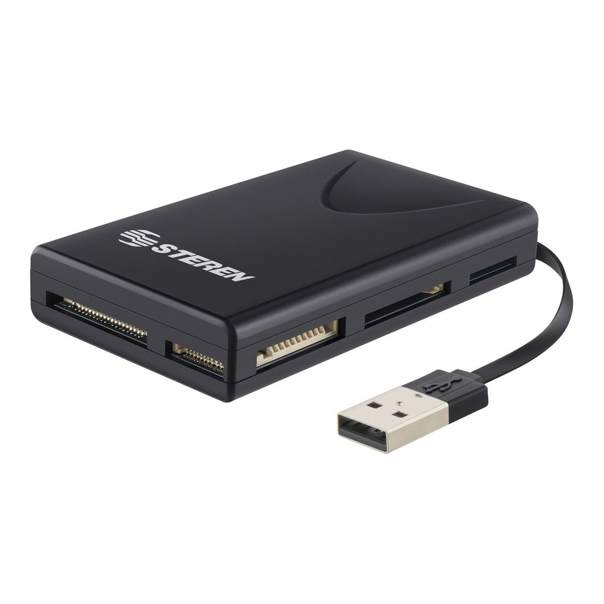 Lector de Tarjetas Multiformato USB Steren USB 680 para SD microSD CF MS y más
