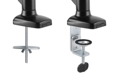 Manhattan 462495 soporte para pantalla plana 81.3 cm (32") Escritorio Negro
