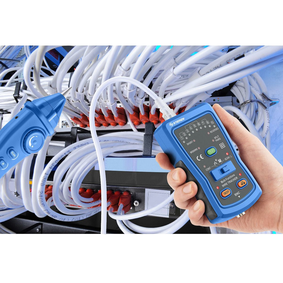 Steren Generador D/Tonos y Probador D/Cables CAT5/6/7/8