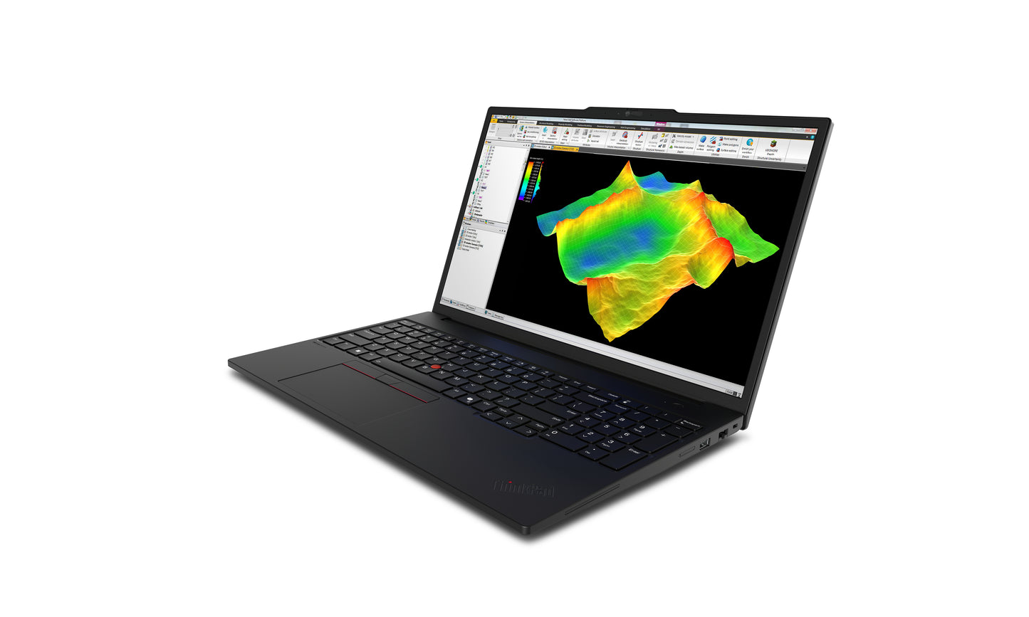 Lenovo ThinkPad P16s Gen 4 (Intel) Intel Core Ultra 7 255H Estación de trabajo móvil 40.6 cm (16") WUXGA 16 GB DDR5-SDRAM 512 GB SSD NVIDIA RTX PRO 500 Blackwell Wi-Fi 7 (802.11be) Windows 11 Pro Español Negro