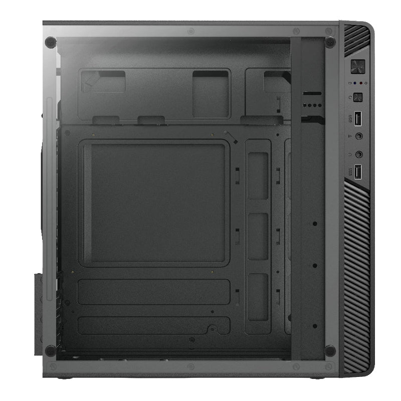 Gabinete Acteck Mini Torre Performance II GI215W Max MB M-ATX Fuente ATX Plus 500w Essential Series Negro