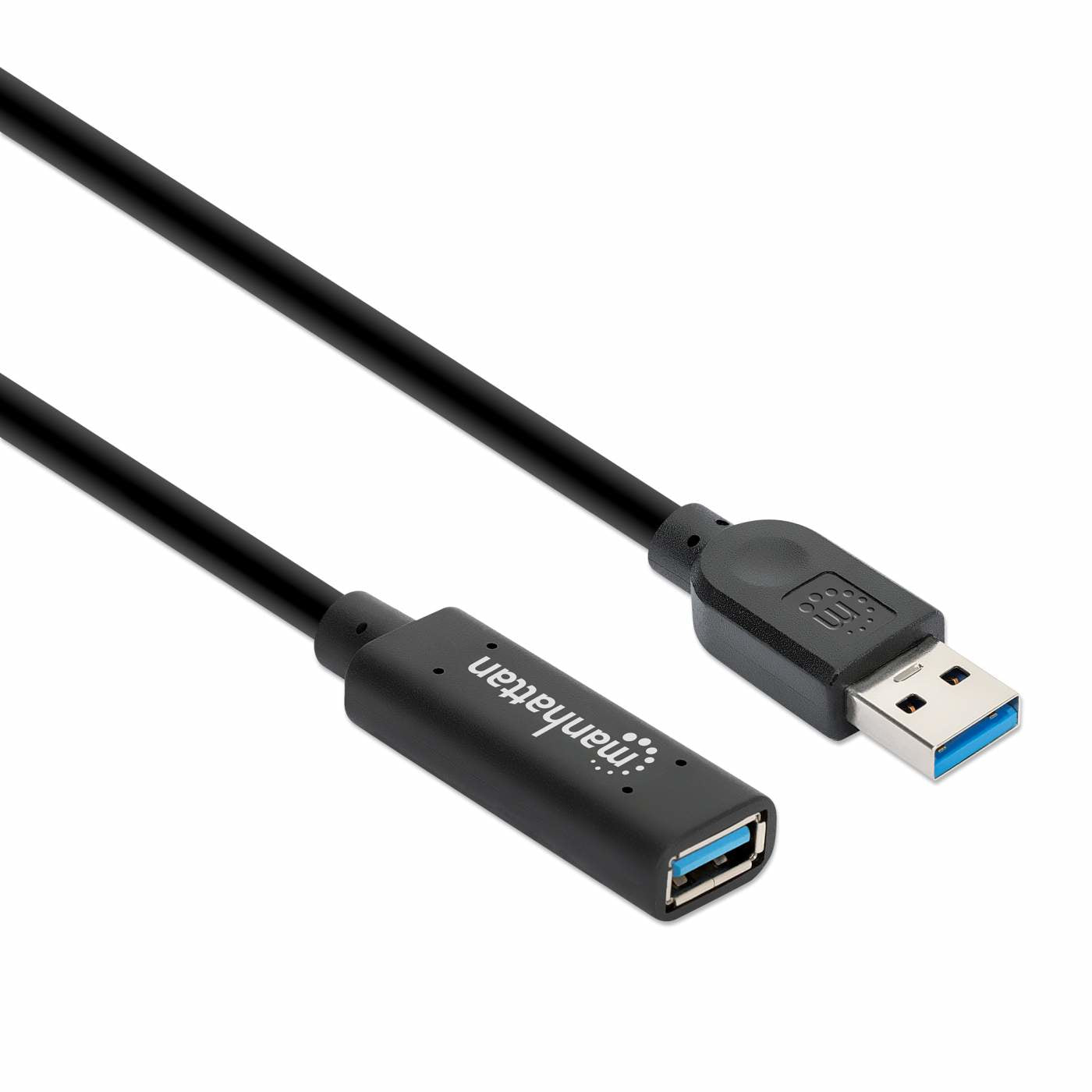 Manhattan 153737 cable USB USB 3.2 Gen 1 (3.1 Gen 1) 5 m USB A Negro