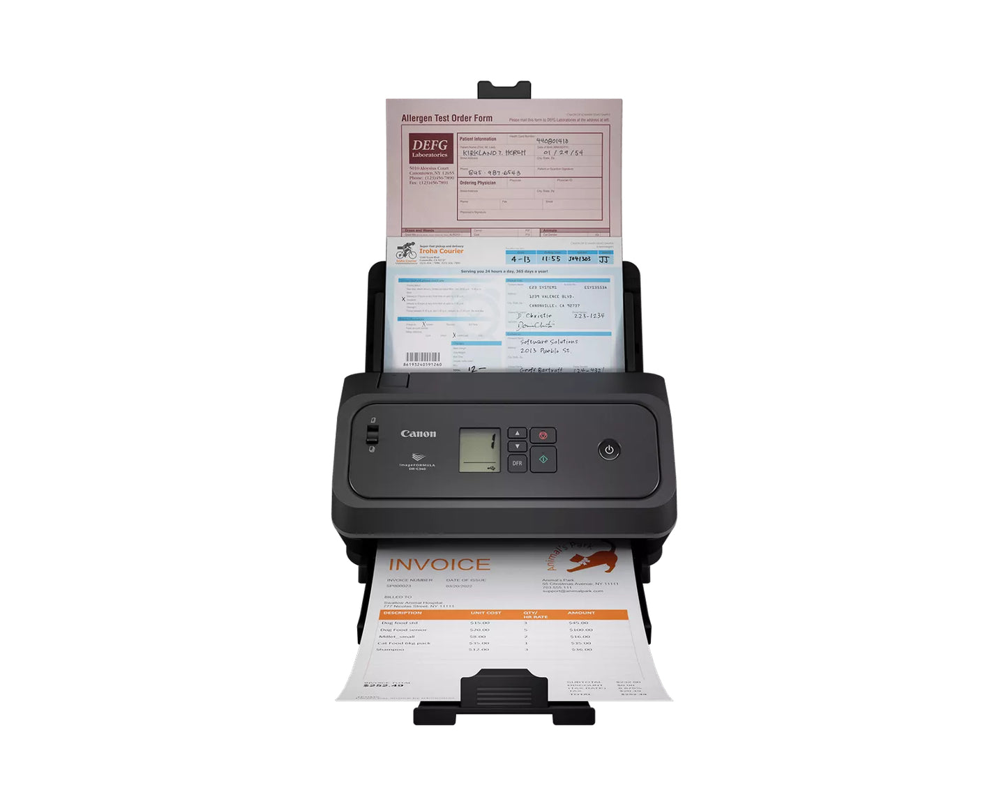 Canon imageFORMULA DR-C340 Escáner con alimentador automático de documentos (ADF) 600 x 600 DPI Negro