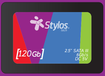 SSD Stylos 120GB 2.5" 460MB/s Escritura 510 MB/s Lectura SATA III