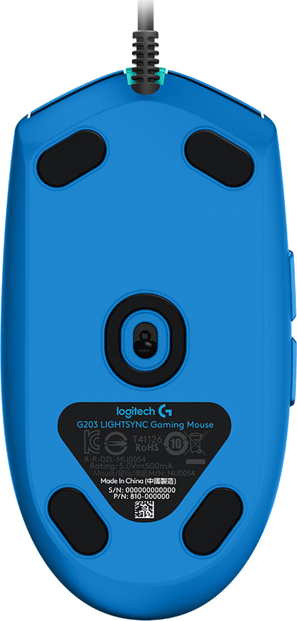 Logitech G 910-005795 ratón Juego USB tipo A 8000 DPI