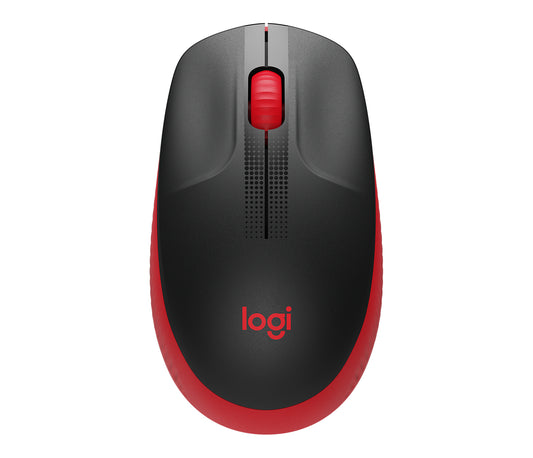Mouse Logitech M190 Full Size Inalámbrico 1000 dpi USB Color Rojo