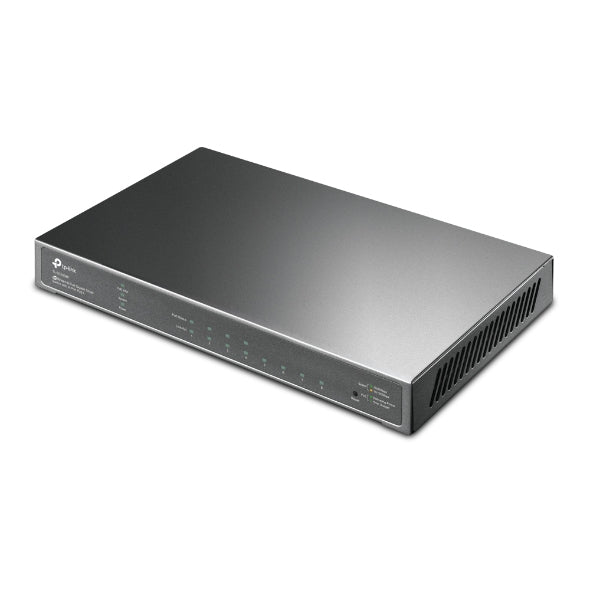 TP-Link JetStream TL-SG2008P dispositivo de redes Gestionado L2/L2+ Gigabit Ethernet (10/100/1000) Energía sobre Ethernet (PoE) Negro