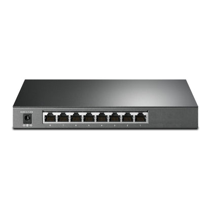 TP-Link JetStream TL-SG2008P dispositivo de redes Gestionado L2/L2+ Gigabit Ethernet (10/100/1000) Energía sobre Ethernet (PoE) Negro