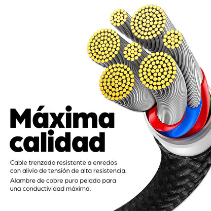 Manhattan 355810 cable USB 2 m USB C 2 x USB C 100 W Negro