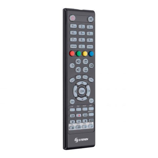 Control Remoto Steren Universal TV 4 en 1 con Autoaprendizaje Color Negro