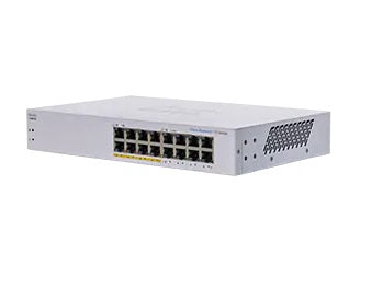 Cisco CBS110-16PP-NA dispositivo de redes No administrado Gigabit Ethernet (10/100/1000) Gris