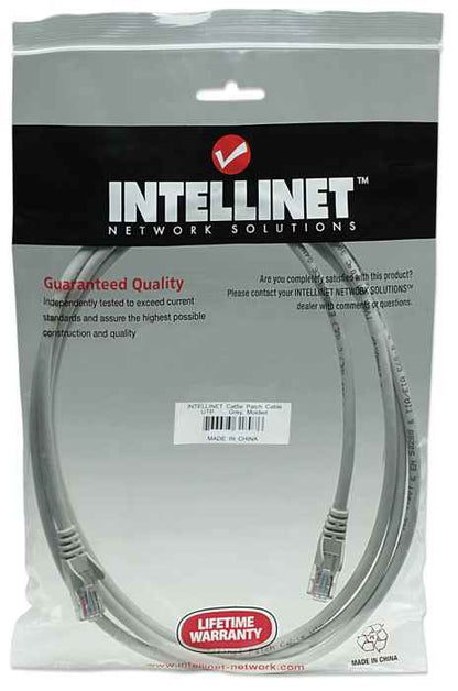 Cable Patch Intellinet 15.2m(50.0f) Cat 5e UTP Color Gris