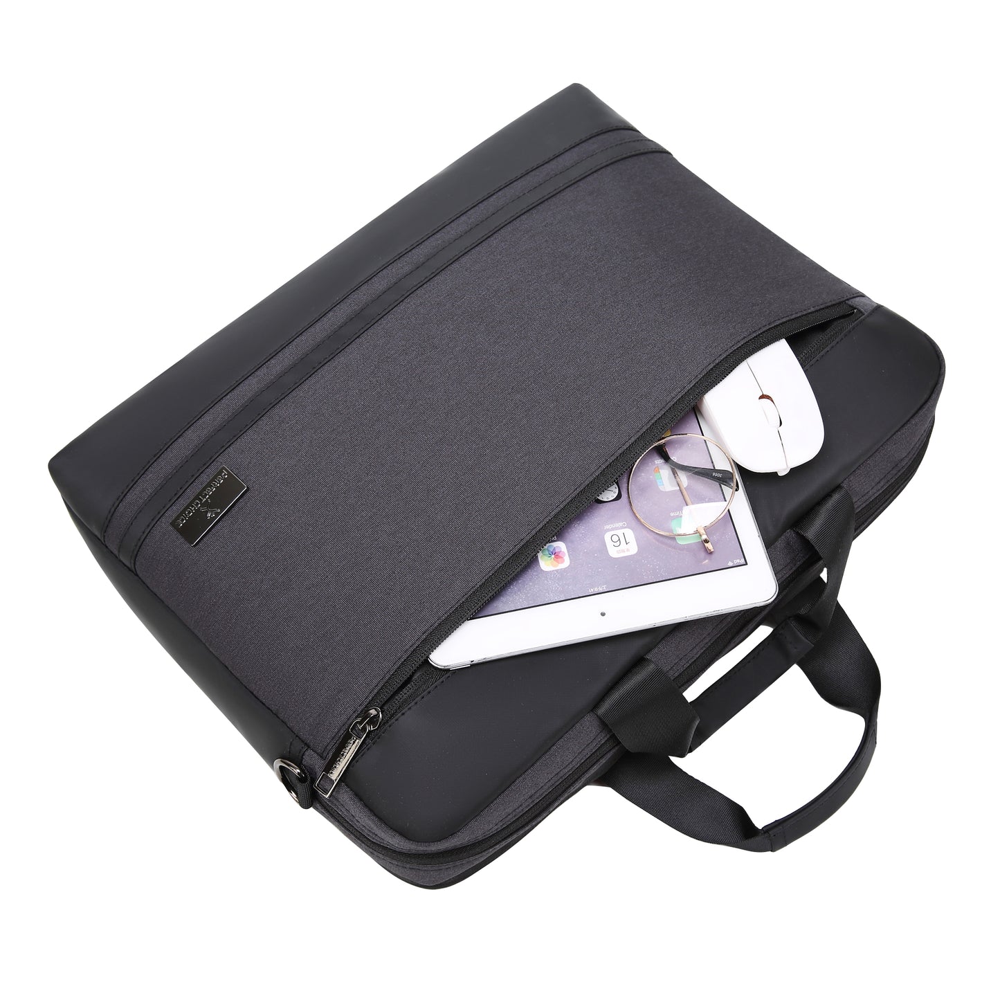 Perfect Choice PC-083610 maletín para laptop 43.2 cm (17") Bolsa tipo mensajero Negro