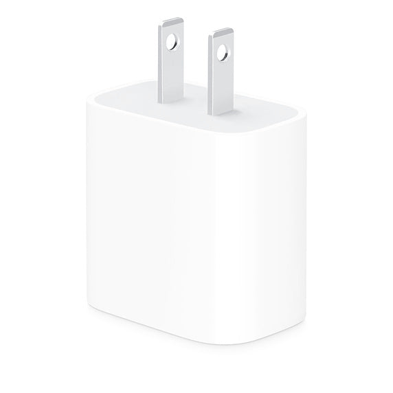 Cargador Apple USB-C 20W Carga Rapida Color Blanco