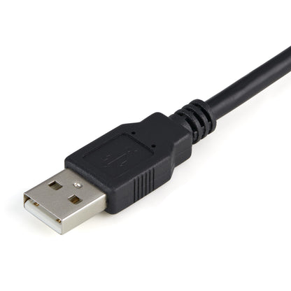 StarTech.com ICUSB2321F cambiadores de género de cables DB-9 USB 2.0 A Negro