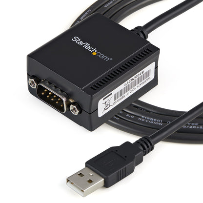 StarTech.com ICUSB2321F cambiadores de género de cables DB-9 USB 2.0 A Negro