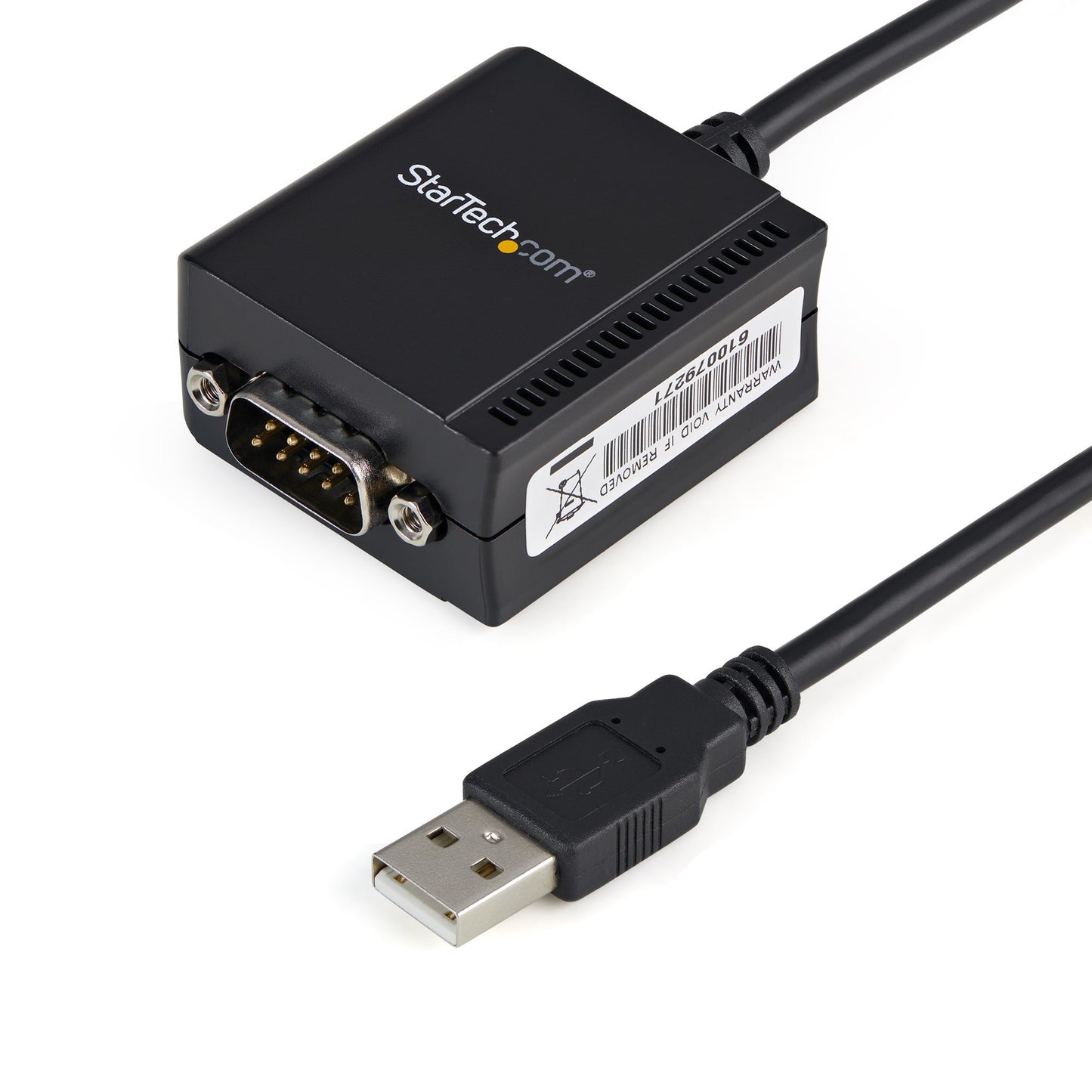 StarTech.com ICUSB2321F cambiadores de género de cables DB-9 USB 2.0 A Negro