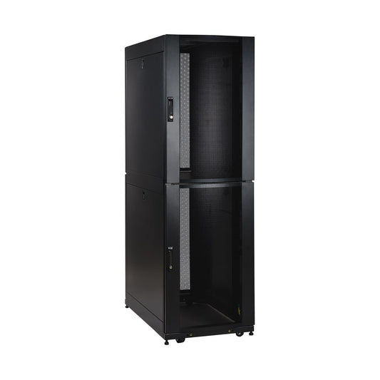Tripp Lite series Gabinete de Profundidad Estandar de Ubicacion Compartida de 42U SmartRack - 2 compartimentos separados