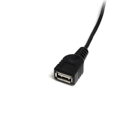 StarTech.com USBMUSBFM1 cable USB 0.3 m USB A Mini-USB B 0.48 Gbit/s Negro