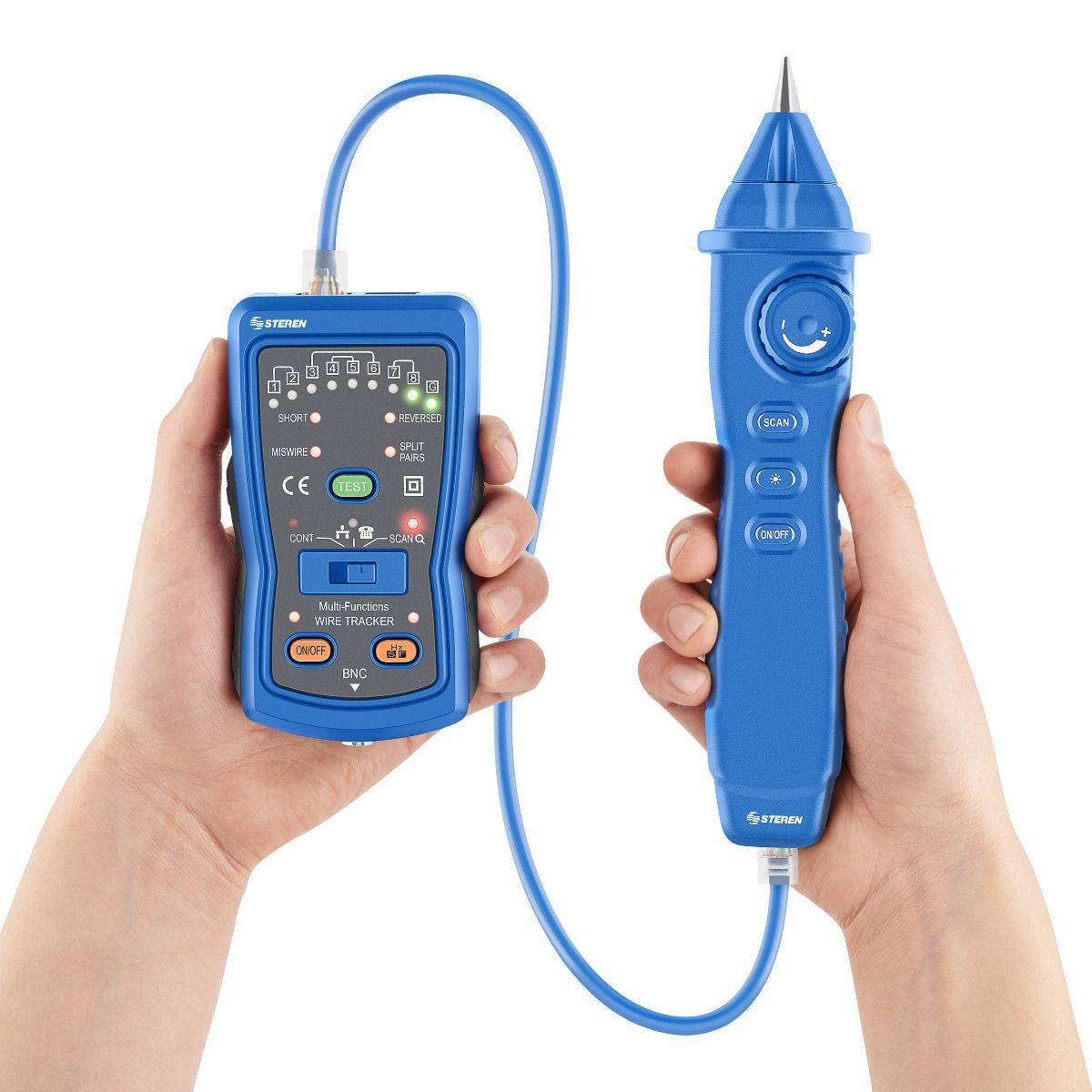 Steren Generador D/Tonos y Probador D/Cables CAT5/6/7/8