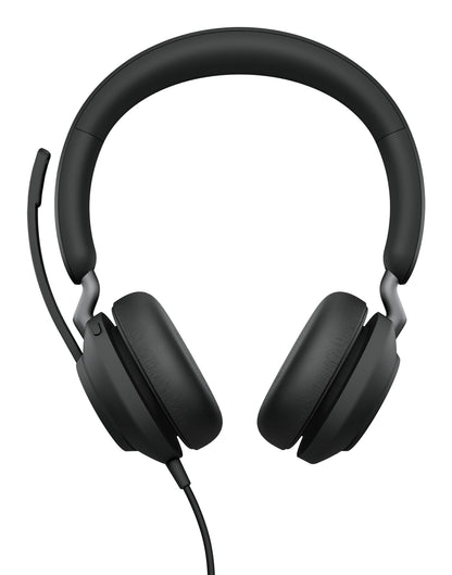 Jabra Evolve2 40 SE Auriculares Alámbrico Diadema Oficina/Centro de llamadas USB Type-C / USB Type-A Negro