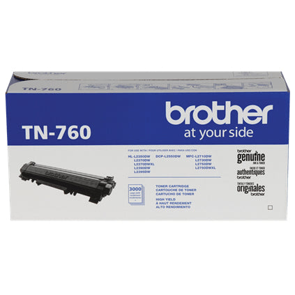 Toner Brother TN760 Alto Rendimiento Color Negro